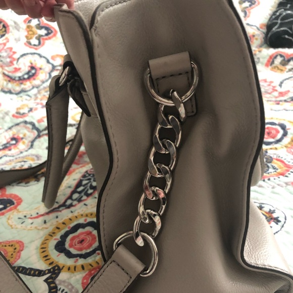 Gray Michael Kors purse